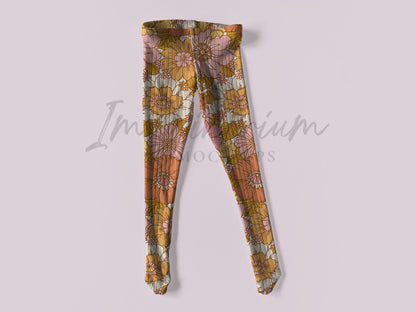 Ribbed  Opal Tights Mock Up, Realistic Clothing Mockup for Photoshop and Procreate