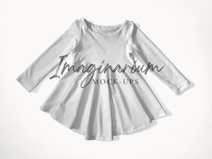 Long Sleeve Tofino Dress Mock Up, Realistic Clothing Mockup for Photoshop and Procreate