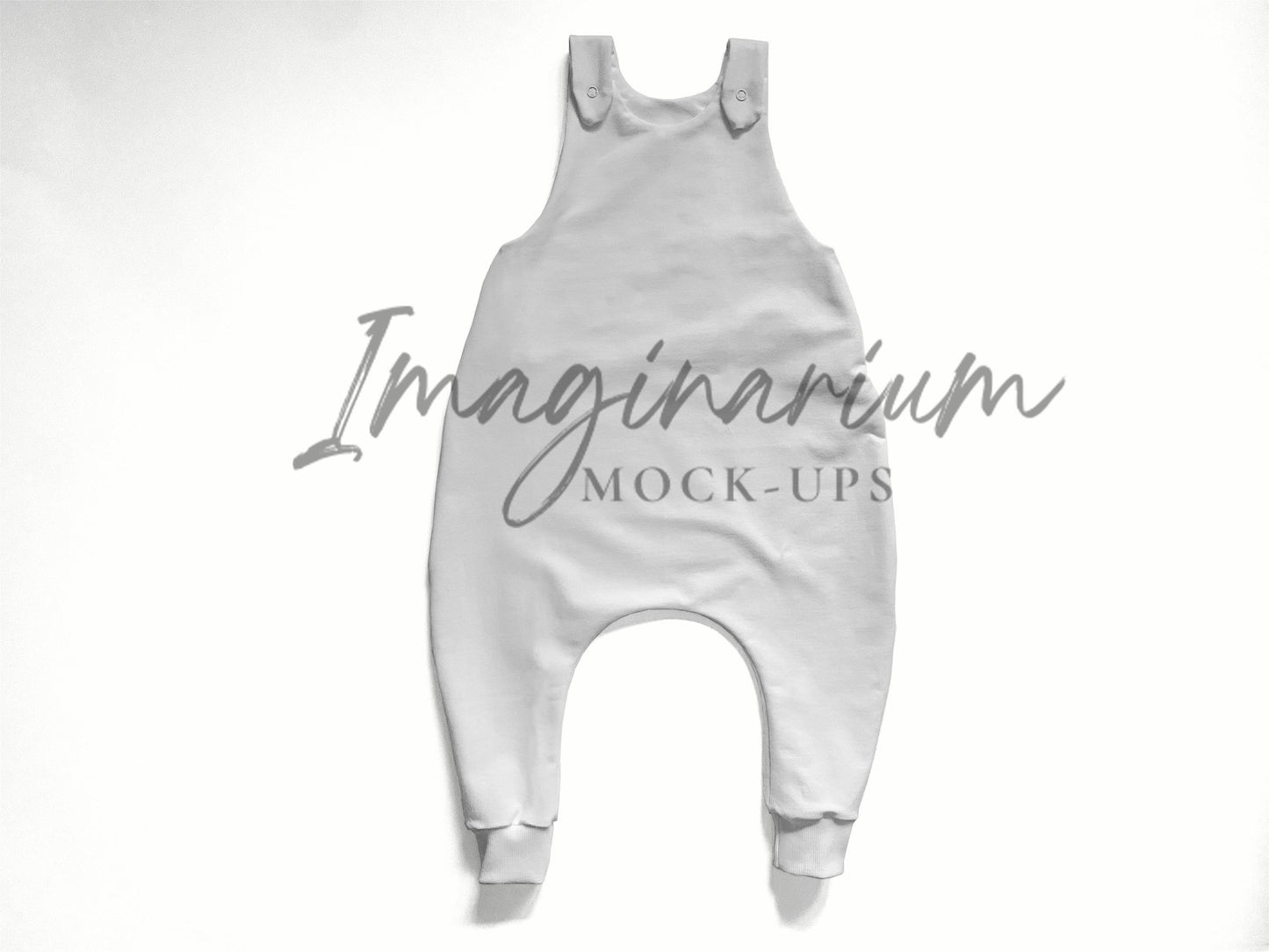 Harem Snap Overall Romper Mock Up, Riverside Romper Realistic Mockup for Photoshop and Procreate